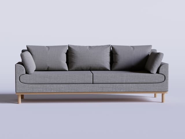 مبل راحتی مینیمال 7 نفره دسته چوبی مدل سون